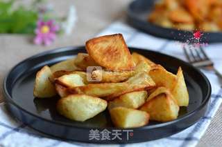 奥尔良煎薯角的做法步骤:7