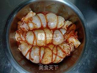 #ACA烘焙明星大赛#奥尔良烤鸡腿卷的做法步骤:4
