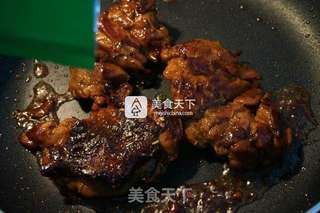 香草照烧鸡腿墨米饭的做法步骤：8