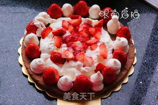 #ACA烘焙明星大赛#巧克力草莓蛋糕的做法步骤:8
