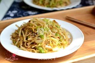 素炒饼的做法步骤:12