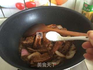 排骨洋葱焖饭的做法步骤:8