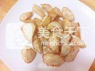 黄金拔丝山药的做法步骤:3
