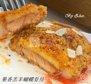 #ACA烘焙明星大赛#果香羔羊蝴蝶骨排的做法步骤:8