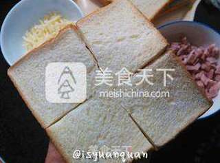 #ACA烘焙明星大赛#培根小披萨的做法步骤:2