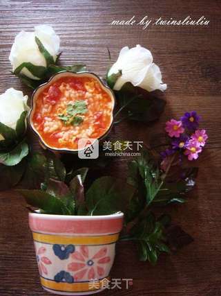 西红柿鸡蛋疙瘩汤的做法步骤:12