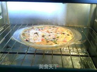#ACA烘焙明星大赛#亚麻籽油杂蔬烘蛋的做法步骤:9