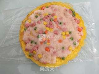 蛋皮糯米卷的做法步骤:10