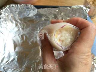 #ACA烘焙明星大赛#烤鱿鱼糯米筒的做法步骤:7