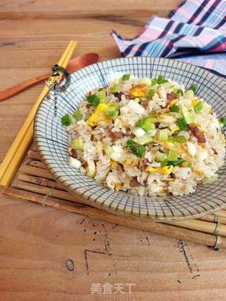 美味家常牛肉炒饭的做法步骤:10