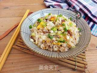 美味家常牛肉炒饭的做法步骤：8