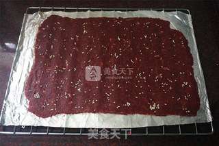 #ACA烘焙明星大赛#烤箱版牛肉干的做法步骤：4
