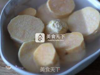 #ACA烘焙明星大赛#蔓越莓奶酪焗红薯的做法步骤:2