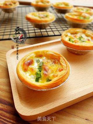 #ACA烘焙明星大赛#海鲜蛋挞的做法步骤:12