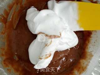 #ACA烘焙明星大赛#可可戚风咕咕霍夫蛋糕(7寸)的做法步骤:7
