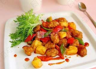 菠萝咕噜肉的做法步骤:8