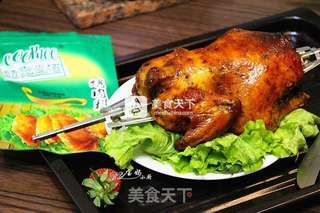 #ACA烘焙明星大赛#奥尔良香草烤整鸡的做法步骤:12