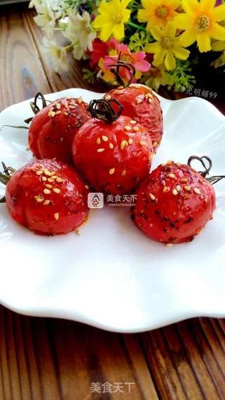 #ACA第三届烘焙明星大赛# 香烤圣女果的做法步骤:5