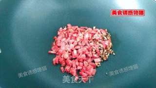 香肠彩色糯米饭的做法步骤：6