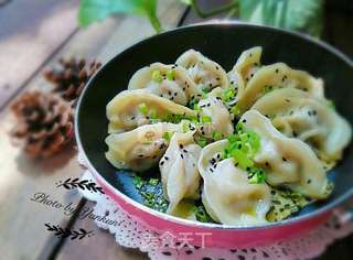 冰花煎饺的做法步骤:9