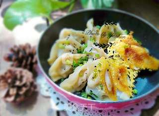 冰花煎饺的做法步骤:10