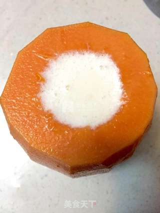 木瓜鲜奶冻的做法步骤:6