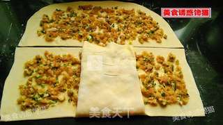 烙千层肉饼的做法步骤:10