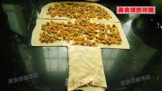 烙千层肉饼的做法步骤:9