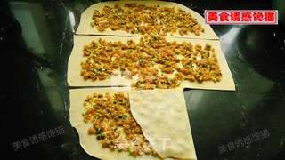 烙千层肉饼的做法步骤:8