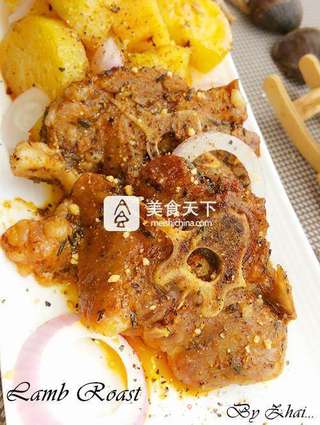 #ACA烘焙明星大赛#美式炖羊蝴蝶骨(Lamb Roast)的做法步骤:8