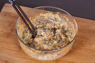 鲜虾蔬菜饼的做法步骤:5