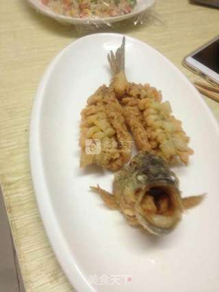 松鼠桂鱼的做法步骤:5