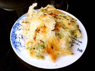 香脆葱油饼的做法步骤:10