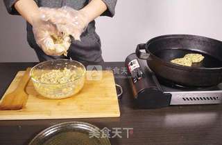 鲜虾蔬菜饼的做法步骤:6