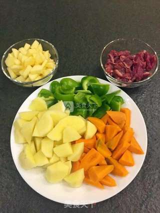 咖喱牛肉饭的做法步骤:2