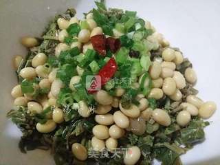凉拌香椿豆的做法步骤:8