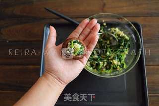 #ACA烘焙明星大赛#菠菜奶酪烤香菇的做法步骤：5