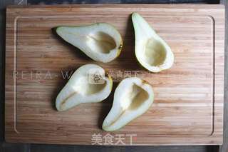 #ACA烘焙明星大赛#肉桂蜂蜜烤梨配酸奶冰淇淋的做法步骤:3