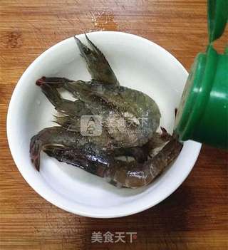 #ACA烘焙明星大赛#芝士香草焗对虾的做法步骤:5