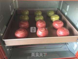 #ACA烘焙明星大赛#抹茶蛋黄酥的做法步骤:29