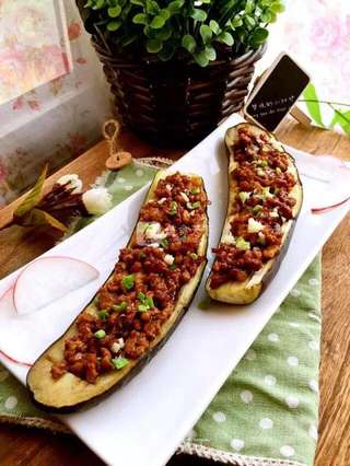 #ACA烘焙明星大赛#肉末烤茄子的做法步骤:11