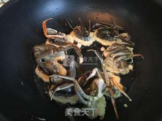 鸡蛋面拖蟹的做法步骤:8