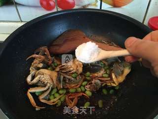 鸡蛋面拖蟹的做法步骤:13
