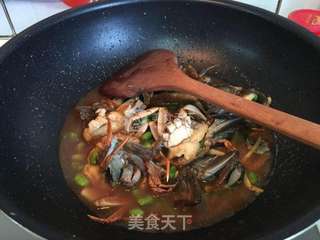 鸡蛋面拖蟹的做法步骤:14