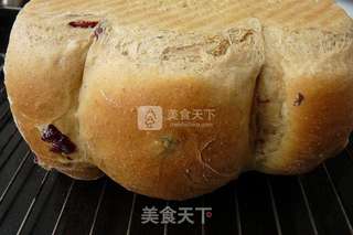 #ACA烘焙明星大赛#蔓越莓高梁吐司的做法步骤:20