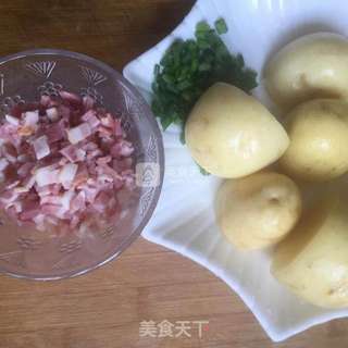 #ACA烘焙明星大赛#风味土豆饼的做法步骤:2