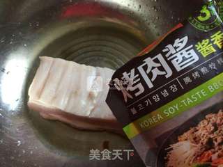 #ACA烘焙明星大赛#果渣烤五花肉的做法步骤:3