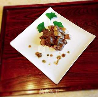 杏鲍菇黑椒牛肉粒的做法步骤:8
