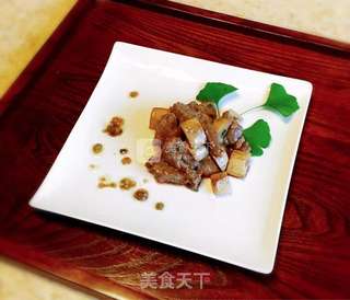 杏鲍菇黑椒牛肉粒的做法步骤:12