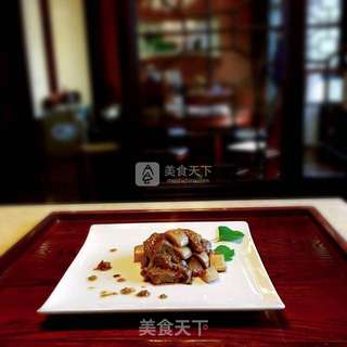杏鲍菇黑椒牛肉粒的做法步骤:14